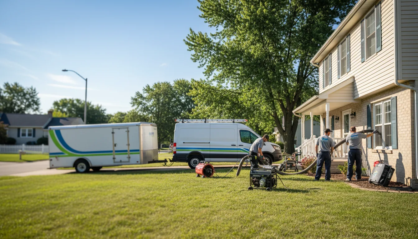 Flooded Basement Restoration And Cleanup With Repair in Fostoria, OH near me